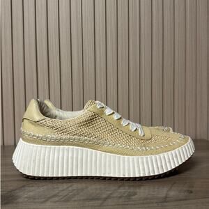 Dolce Vita Dolen Women’s Fashion Sneakers Light Natural Raffia Size 11M